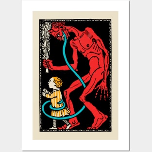 Merry Krampus (for light shirts) Posters and Art